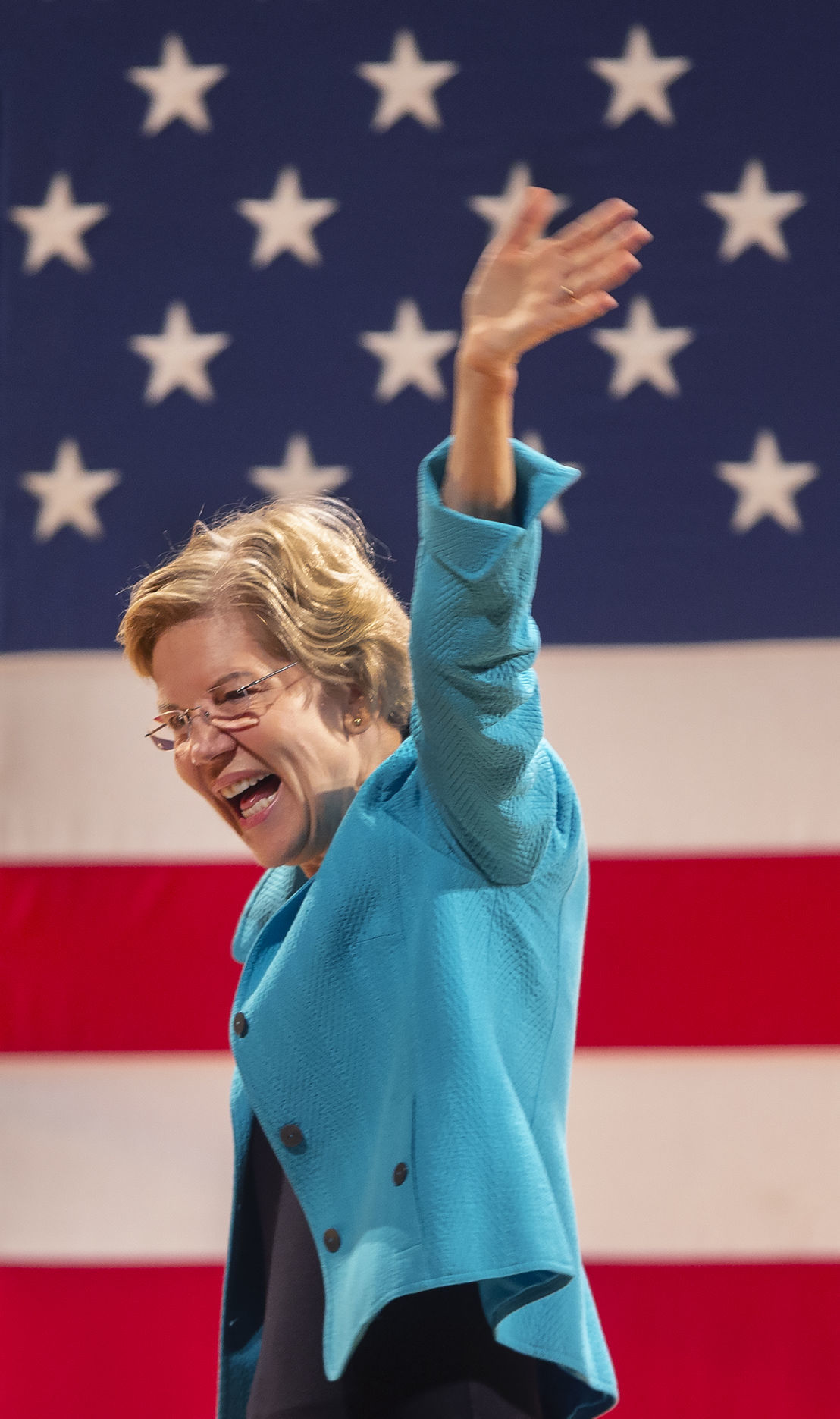 Democratic candidate Elizabeth Warren at NC A&T